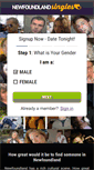 Mobile Screenshot of newfoundlandsingles.ca